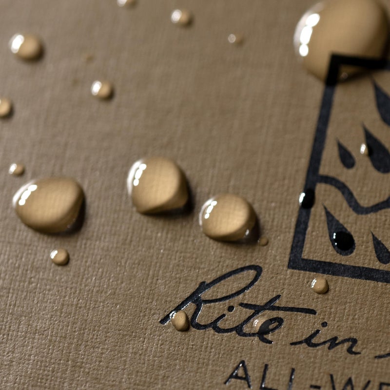 Rite in The Rain Weatherproof Hard Cover Notebook, 4.75" x 7.5", Tan Cover, Universal Pattern (No. 970TF) - Image 5